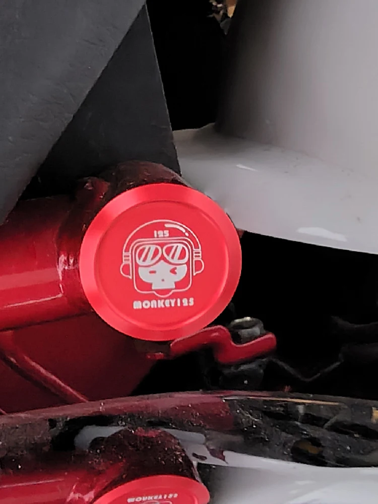 Les capuchons de cadre ont usiné le marquage laser en aluminium pour Honda Monkey 125 Z125M Z125MK Z125MA