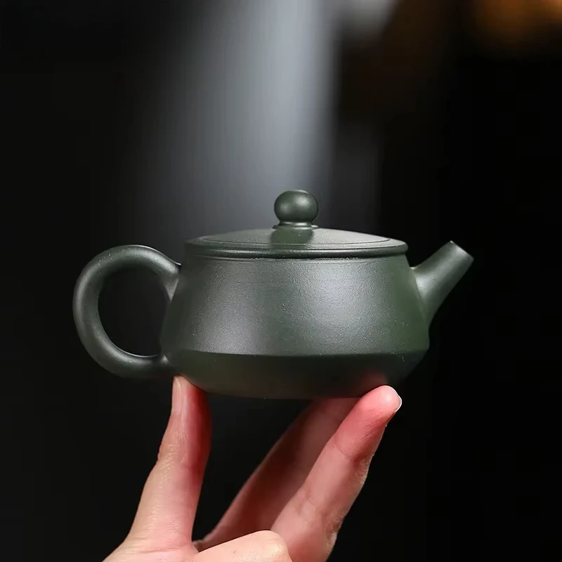 150ML Aesthetic Yixing Purple Clay Teapots Handmade Pot Raw Ore Green Mud Kettle Chinese Zisha Tea Set Teaware Collection Craft