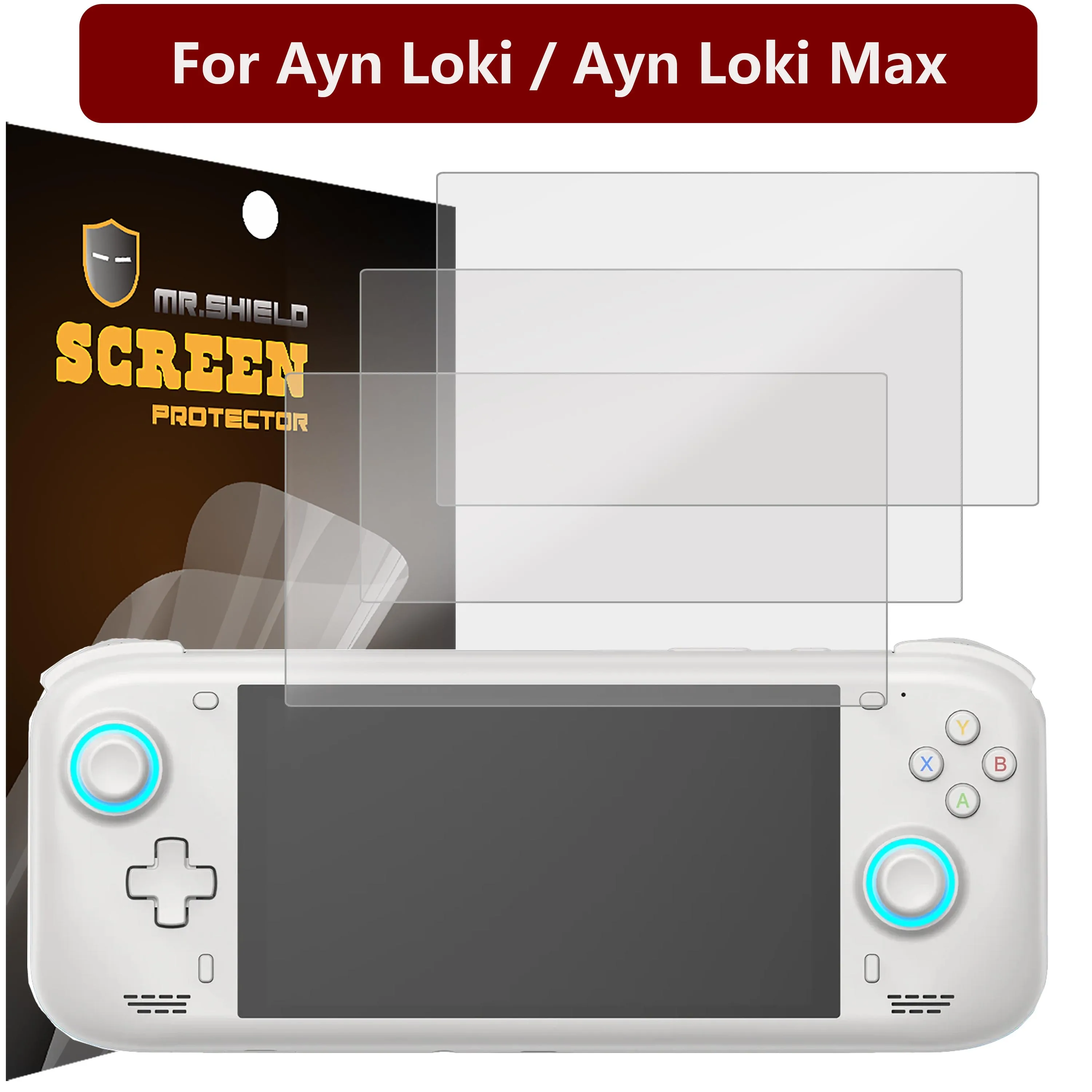 

Mr.Shield [3-Pack] Screen Protector For Ayn Loki/Ayn Loki Max Anti-Glare [Matte] Screen Protector (PET Material)