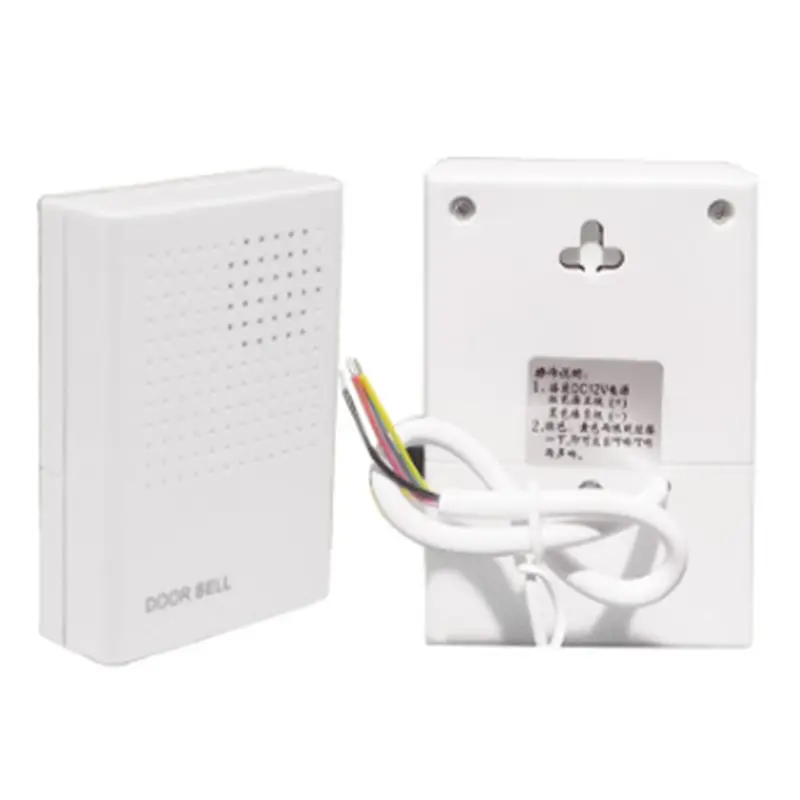 ABYP 12V Wired Access Control Doorbell Access Control Matching No Battery Required 12V Ding-Dong Music Electronic Doorbell