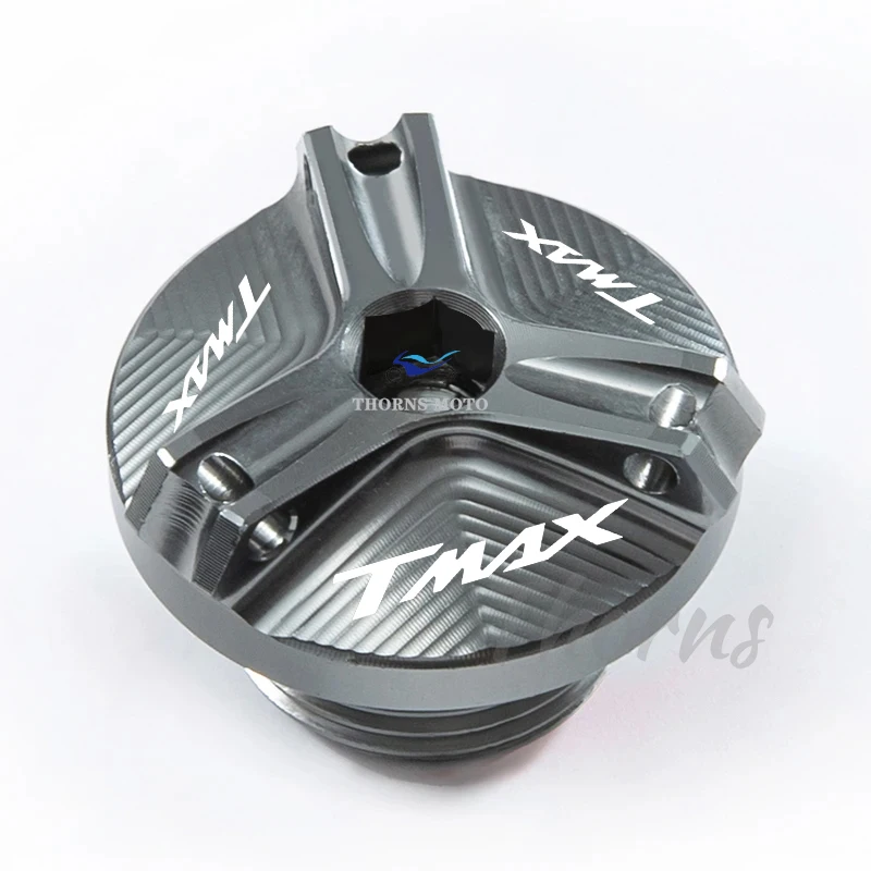 لياماها TMAX530/500 T-MAX 500 T-MAX 530 SX DX TMAX 560 Tech MAX TMAX دراجة نارية زيت المحرك غطاء الترباس غطاء المسمار الملحقات #5