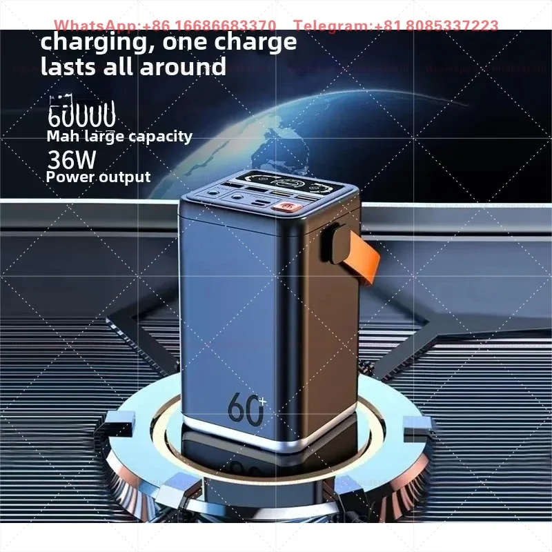2023 pd 65w laptop power bank 60000mah AC 220V 110V 02 project 60000 portable outdoor power station