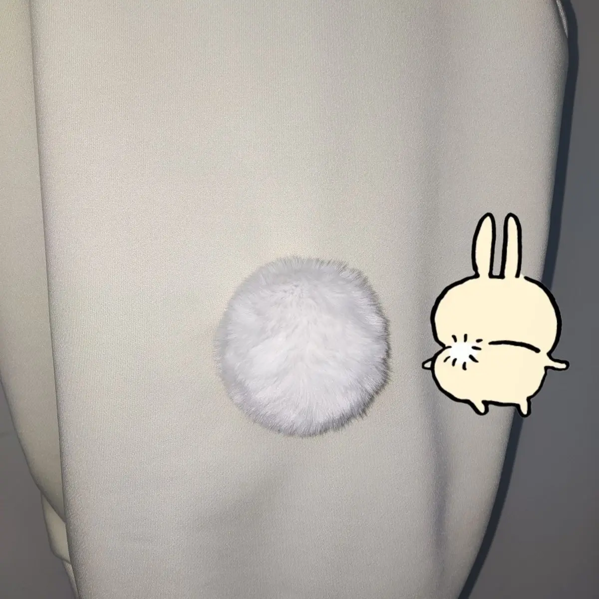 Chiikawa Usagi Hasenohren-Stirnband - Flauschige Kaninchenohren Cosplay-Haarband für Anime-Fans Halloween-Party Kostüm-Requisiten Geschenk – Detail 6