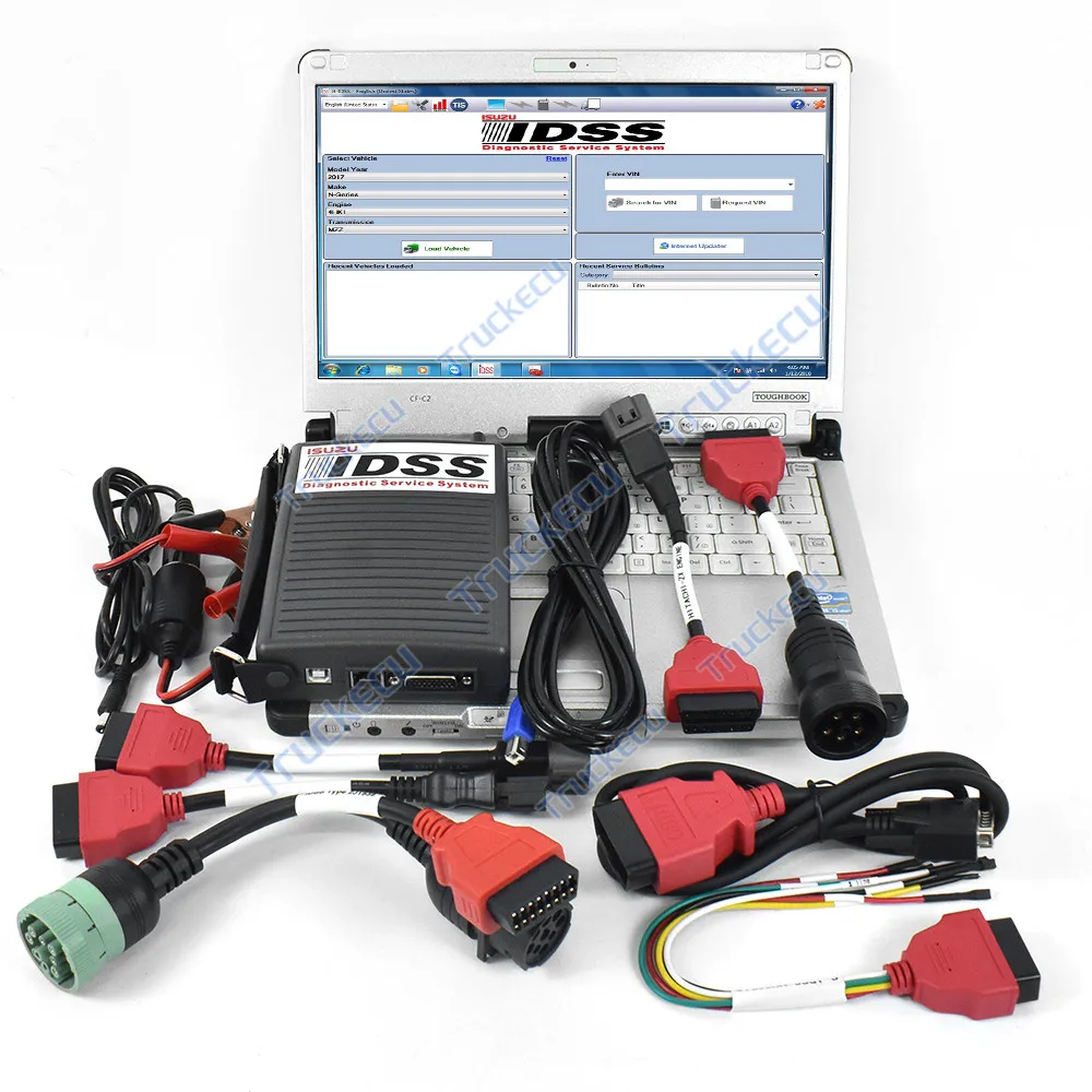

C2 Laptop +For ISUZU IDSS DIAGNOSTIC SERVICE SYSTEM IDSS III G-IDSS E-IDSS Diesel Truck excavator EURO6/5 Diagnostic tool