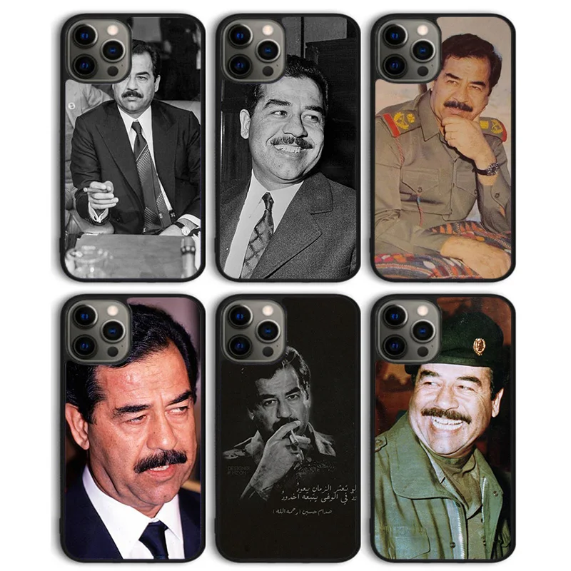 Saddam Hussein Iraq Phone Case Back Cover for iPhone 16 15 SE2020 14 13 11 12 Pro Max mini XS XR X PlusS Shell Coque