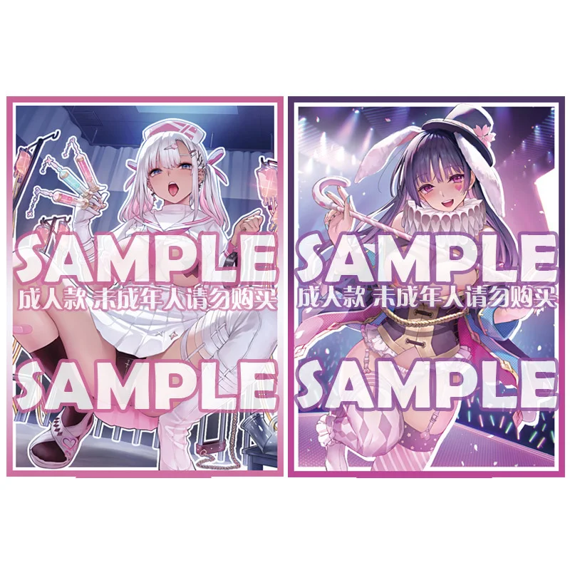 60Pcs/set 67X92Mm Goddess Story Card Sleeve Color Flash Opcg Ptcg Ws Board Games Card Protective Cover Anime Cards Gift Toys