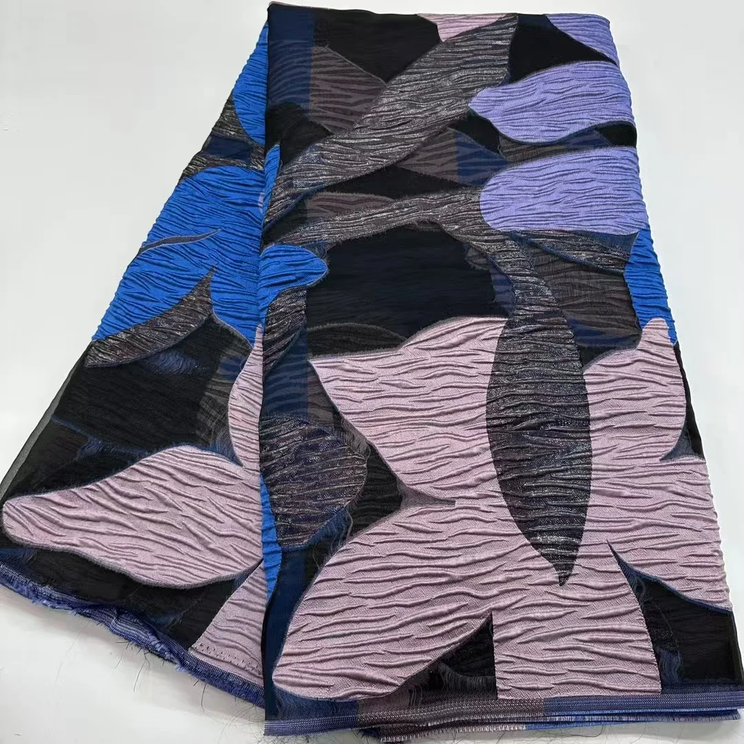 

Новый дизайн, красочная африканская парчовая кружевная ткань из дамасской парчи, 2024, французская жаккардовая парчовая кружевная ткань для нигерийского праздничного платья LJK25112