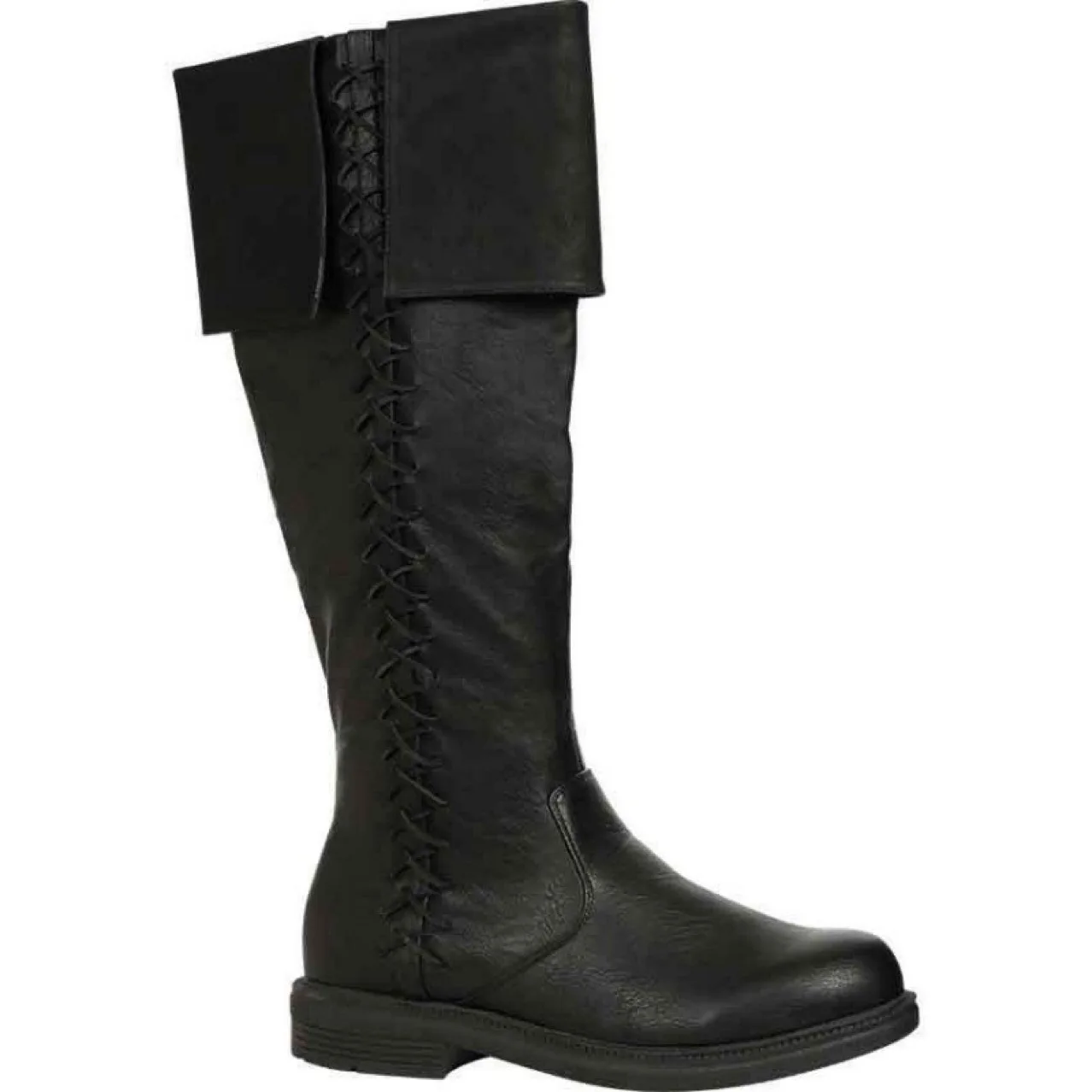 Medieval Retro Renaissance Men Solid Color Boots Role Play Boot Pirate Steampunk Riding Halloween Party Shoes