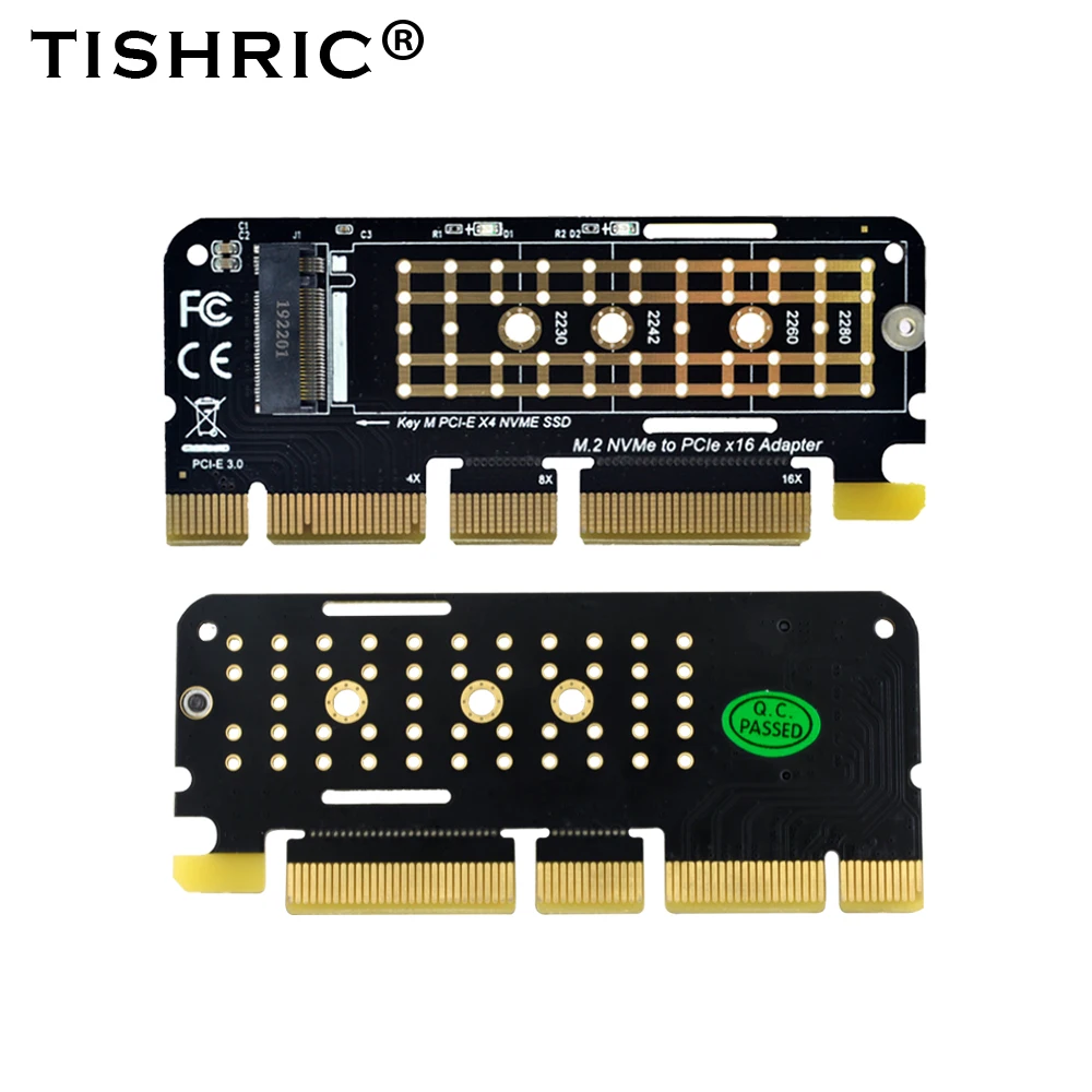 

5/10PCS M.2 NVME To PCI-E 3.0 4x 8x 16x Solid State Drive Riser Expansion Card SSD Solid-state Drive Support NVME M.2 Hard Disk