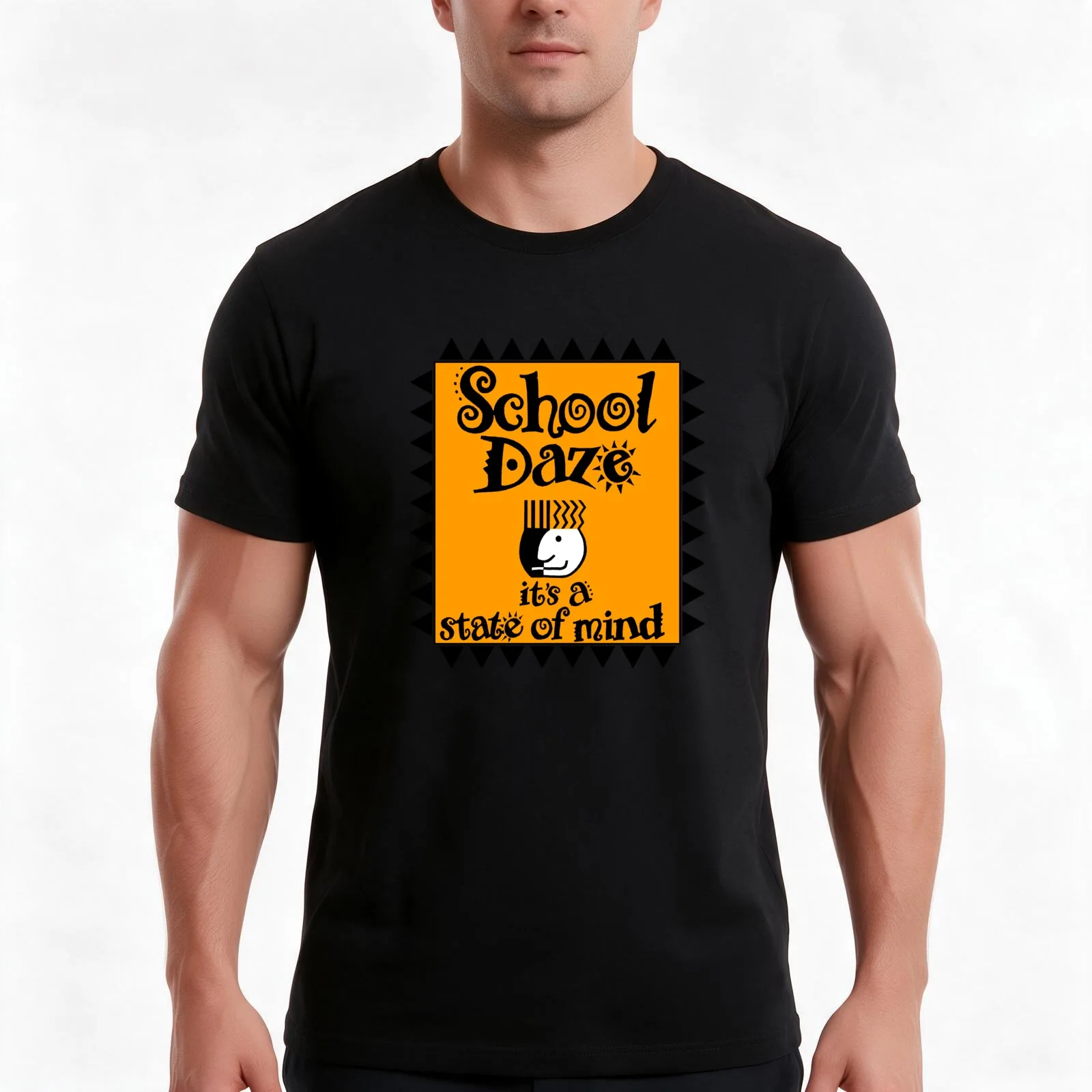 School Daze - spike lee promo replica T-Shirt, Summer Casual Cotton Tee, Oversized Streetwear Tops, Vintage Graphic Print
