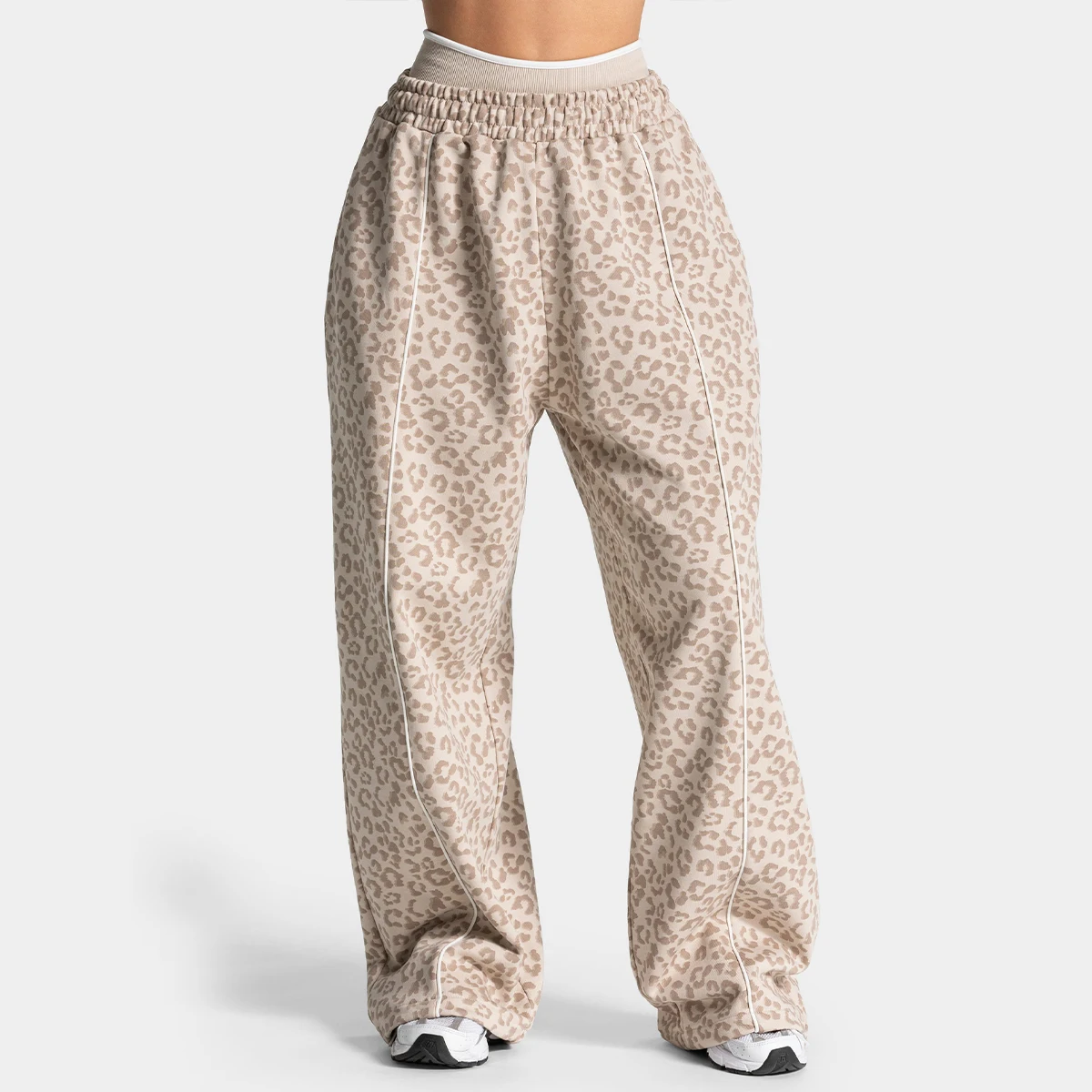 Yoga joggingbroek met luipaardprint voor dames – flexibel, perfect voor stretching, hardlopen, training, joggen, casual, ontspannen, stijlvol