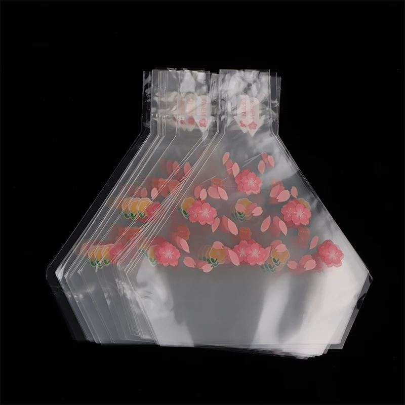 50pcs Cherry Blossoms Triangle Rice Ball Packing Bag Nori Seaweed Onigiri Sushi Bag Sushi Making Mold Tools Bento Accessories