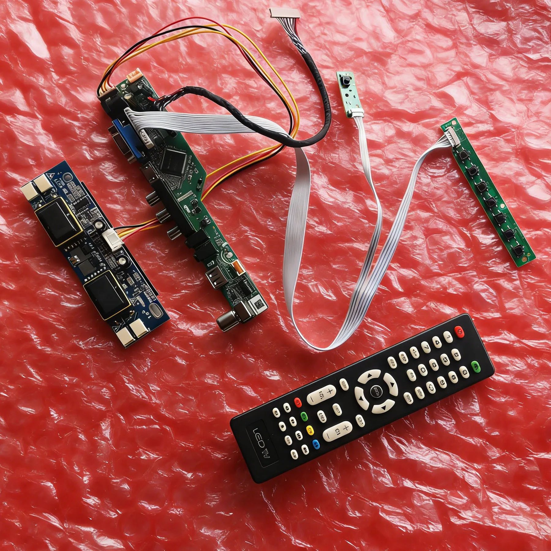 For CLAA150XP03 CLAA150XP07FQ HT15X14 M150X3 Drive Controller Board Kit DIY HDMI+VGA+AV+USB LVDS 20-Pin 1024*768 1024x768 4-CCFL