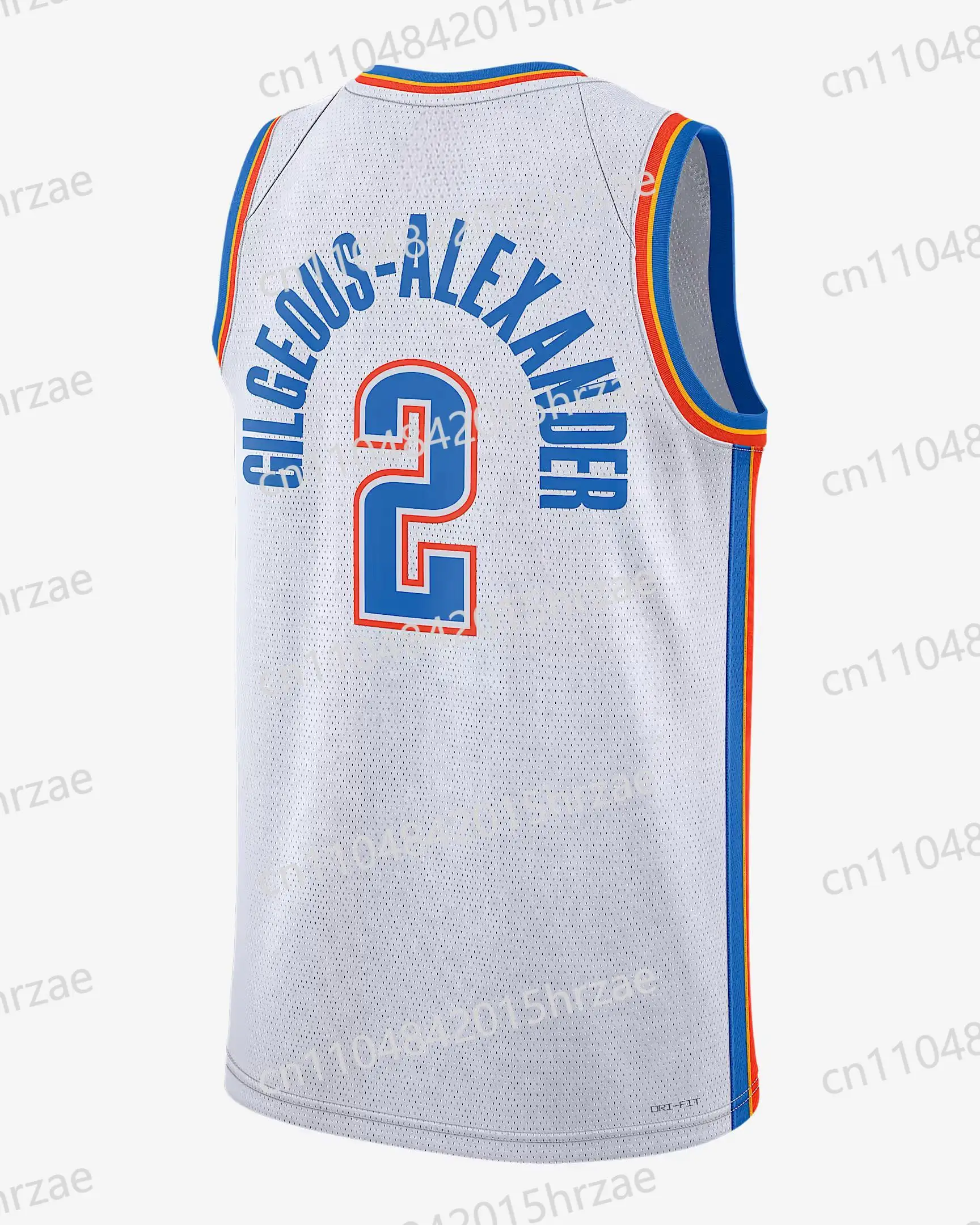 ثاندر ستايل نيو ألكسندر جيرسي # 2 سترة كاجوال قابلة للتنفس للكبار والأطفال لكرة السلة جيرسي