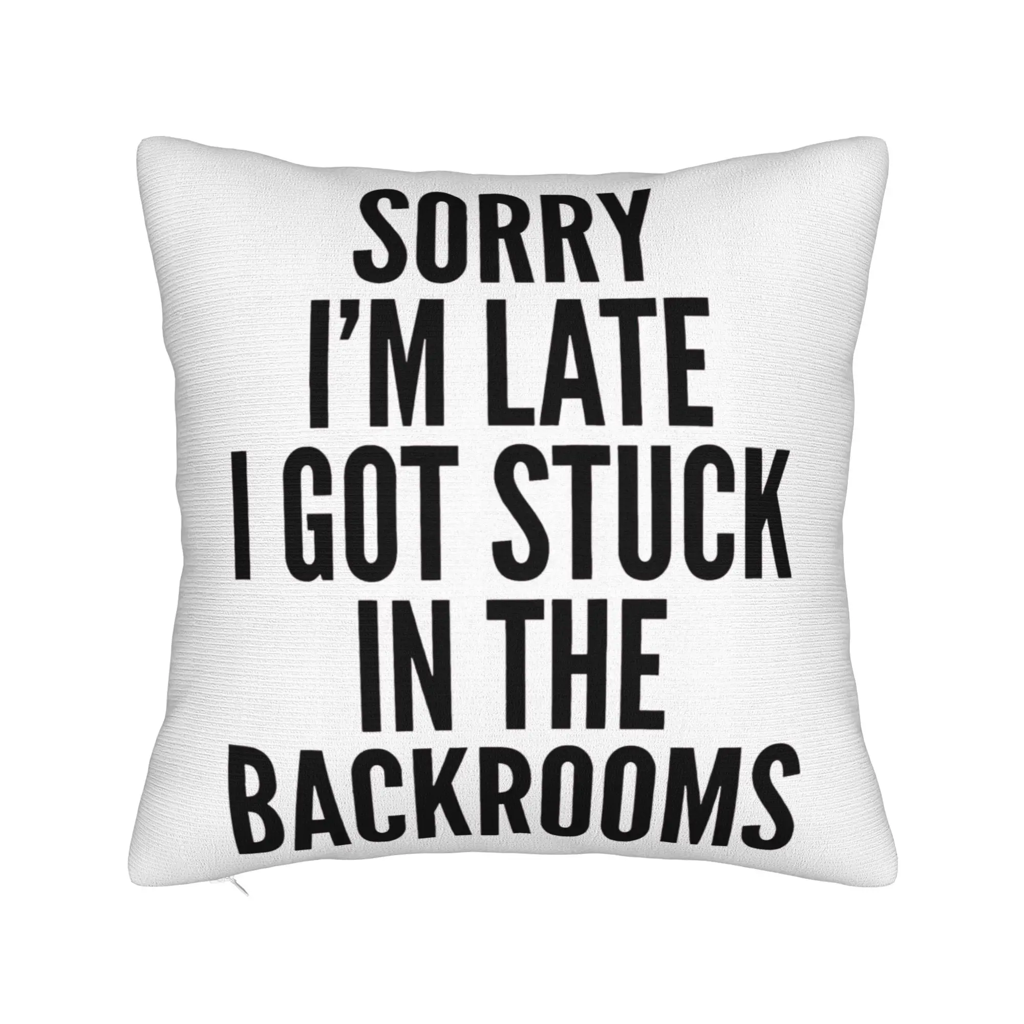

The Backrooms Funny Liminal Spaces Quote Pillowcase Soft Polyester Cushion Cover Decor Throw Pillow Case Cover Seat Zipper 45*45