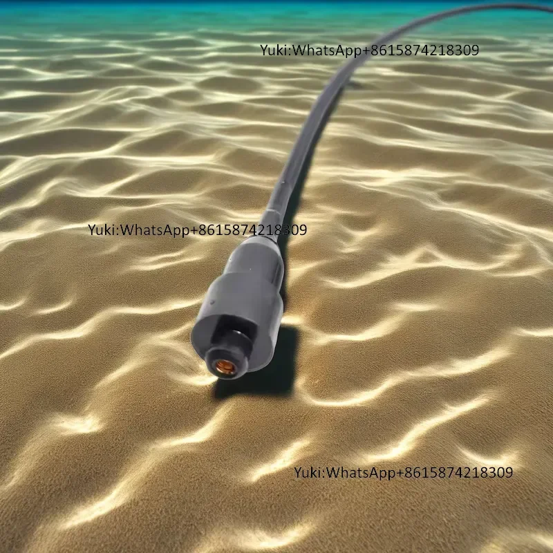 Leaka IP69 Waterproof Subconn Underwater RF Coaxial Circular Connector HF50CXILF 600Bar Rubber Male/Female Copper 1Pin Signal