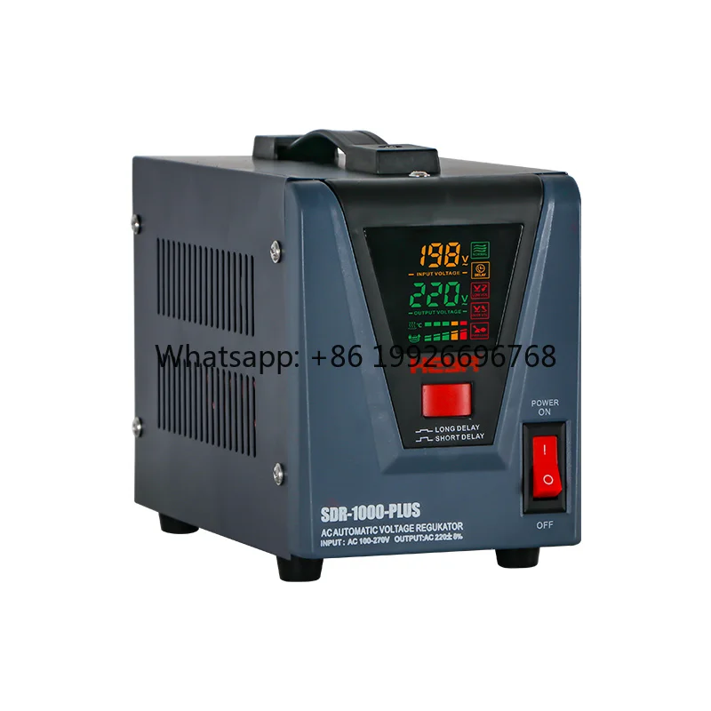 

Selling Like Hotcake Intelliigent LCD Display Contact Type SDR-12000-PLUS Full Automatic AC Voltage Regulator 220V