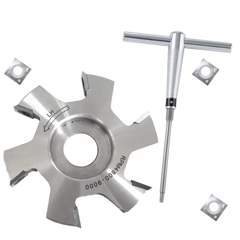 LIVTER sostituibile 6 ali smerigliatrice angolare piatto da tè coltello radice intaglio coltello