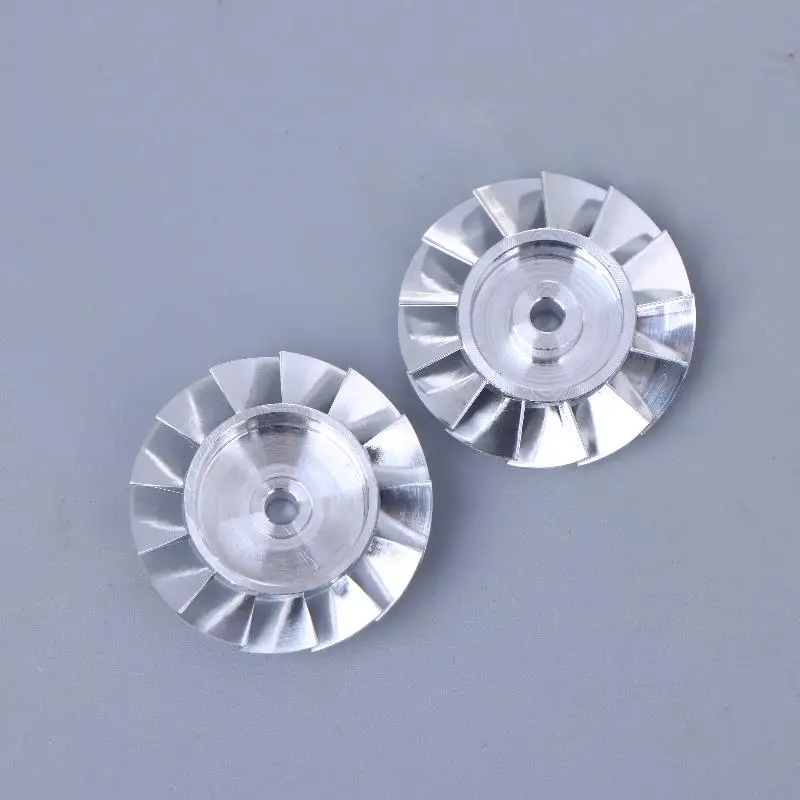 1Pcs 3mm Hole 26.8/27.0mm CNC High-precision Aluminum  For High Speed 100000RPM Ducted Fan Blade  Hair Dryer