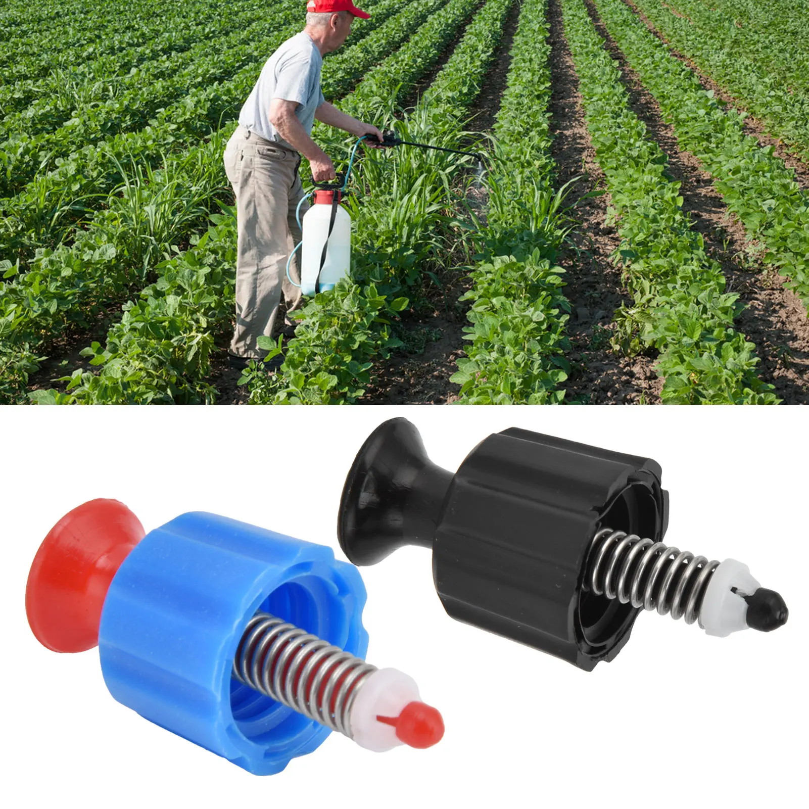 Gardening Fittings Pressure Relief Valve PP Automatic Safety Valve Accessory for 3L/5L/8L Backpack Sprayer Safety Valve
