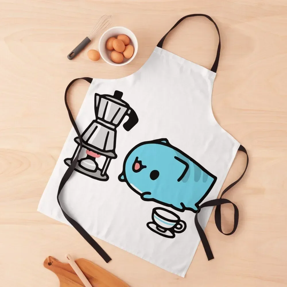 

Coffee cat, Comic Cat, Bugcat Capoo Apron Kitchen on the wall Things For The Home For Nail Stylist japanese style Apron