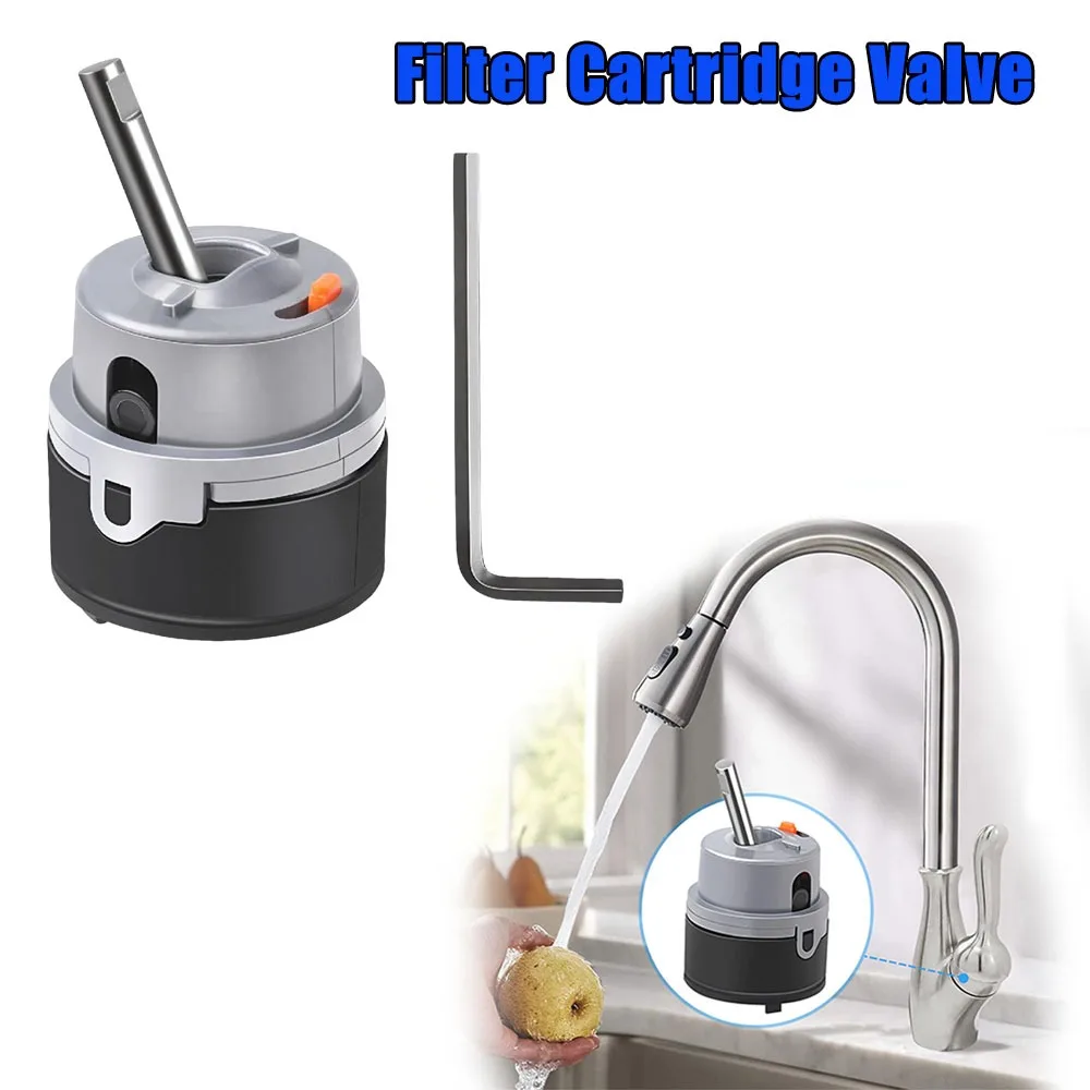 

DST Faucet Cartridge Valve Replacement with Wrench Single Handle Kitchen and Toilet Easy Installation Universal Plumbing Part
