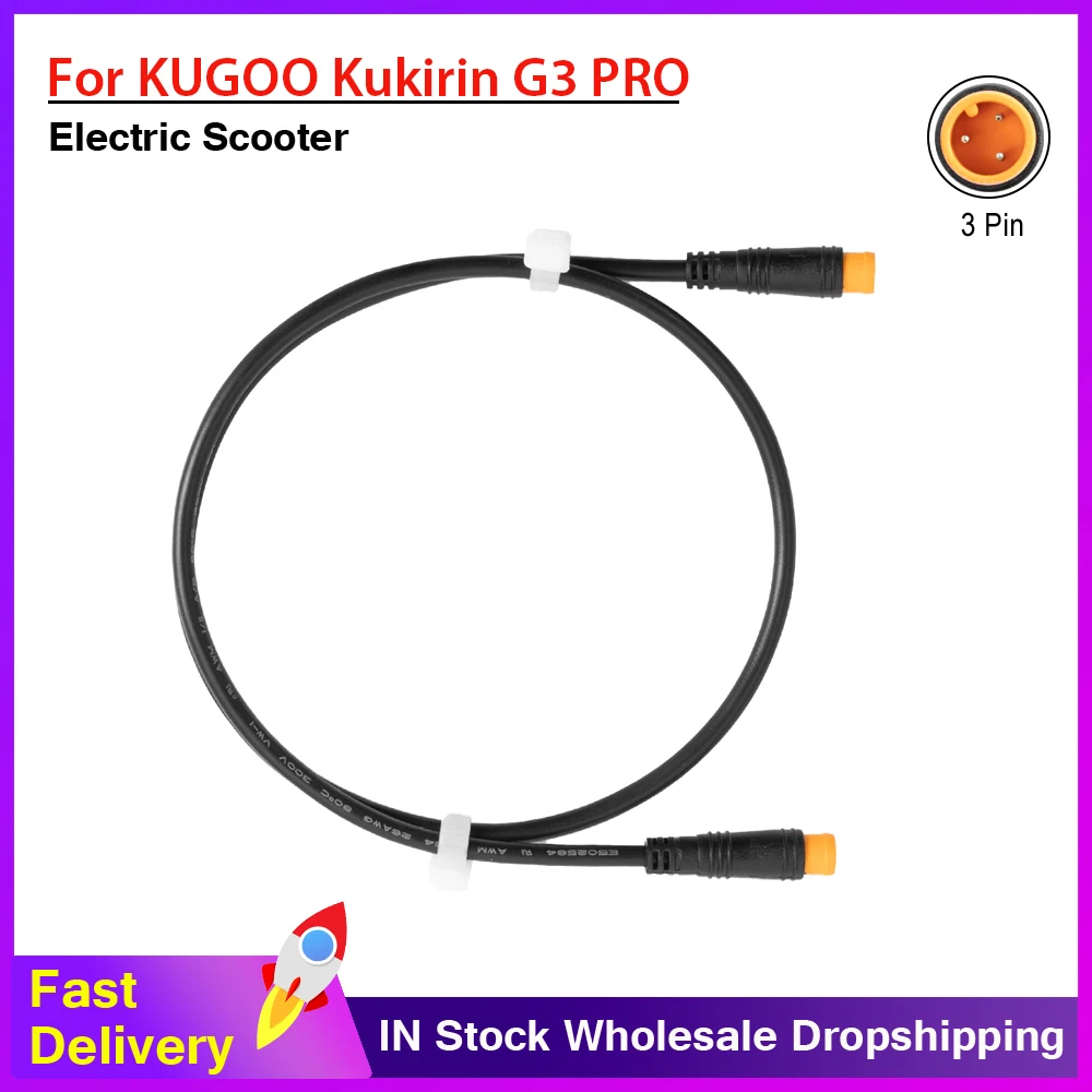 For Kukirin G3 Pro Skateboard Parts Head Light Line Adaptor for Kugookirin G3 Pro Electric Scooter Headlight Adapter Accessories