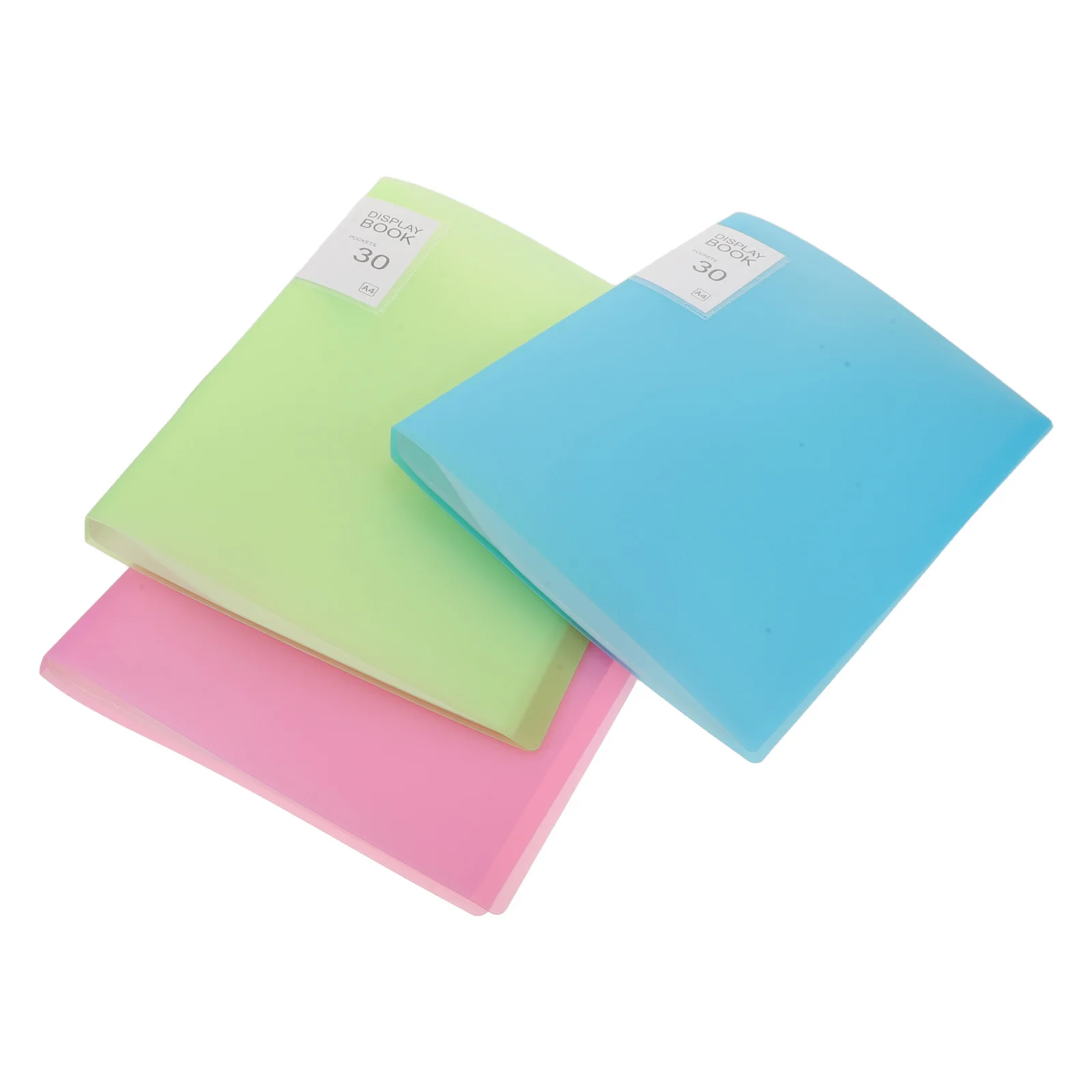 

3pcs A4 Diamond Art Storage Book 30 Pages Clear Plastic Sleeves For Finished Paintings Portable Portfolio Folder Diy Artwork