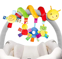 Baby Crib Hanging Rattles Toys Car Seat Toy Soft Mobiles Stroller Crib Cot Spiral Toy Pram Hanging Dolls for Babies Newborn Gift