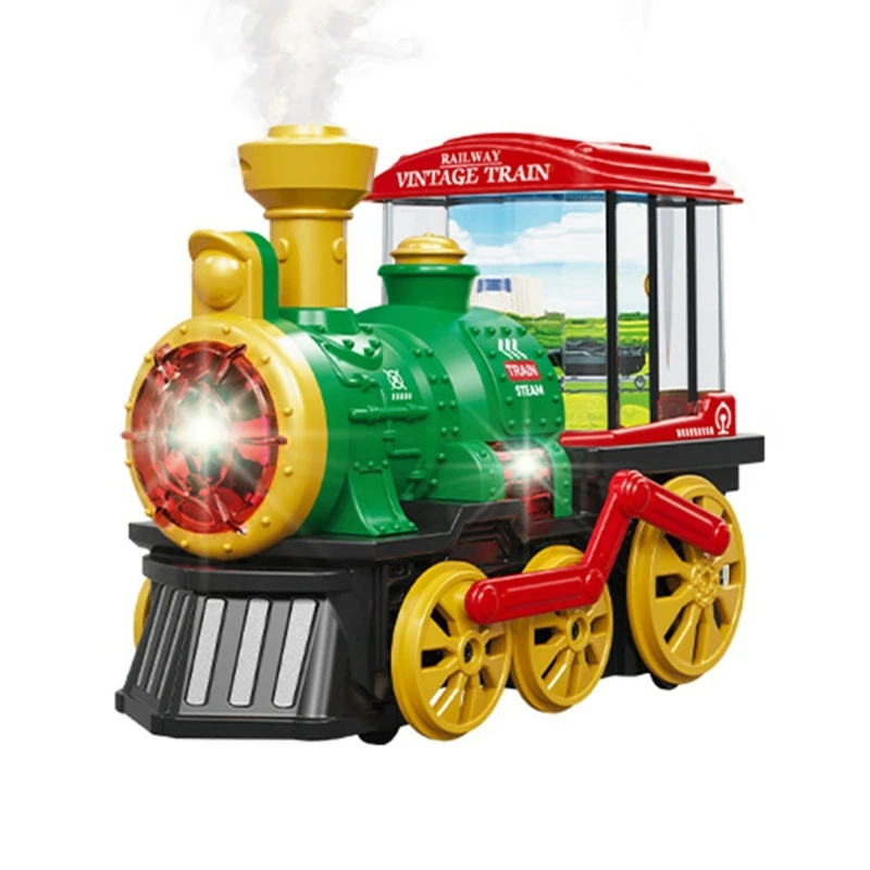 

Kids Adventure Train Toy Interactive Light Up Train Game for Children 3+ N84E