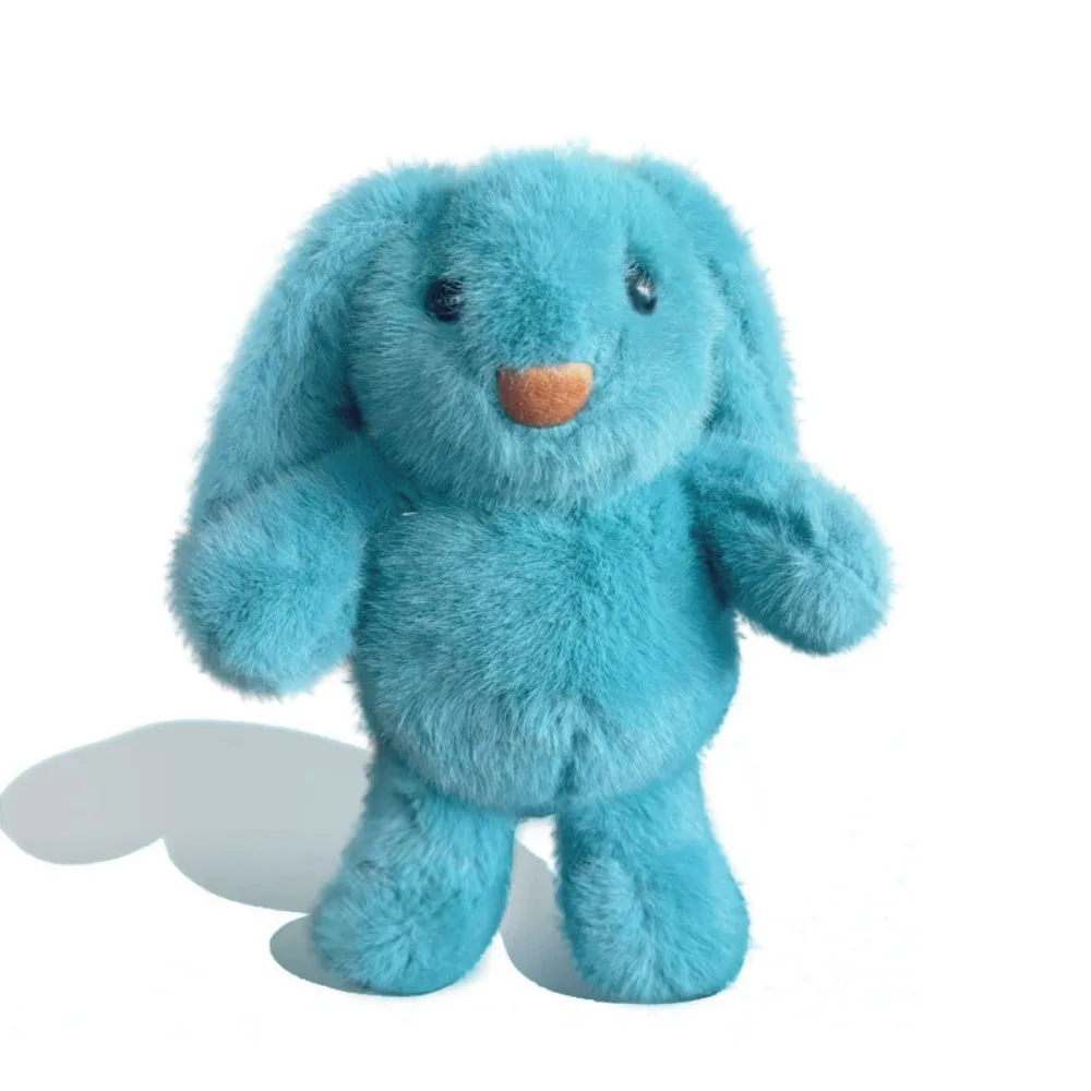 

Soft Plush Rabbit Pillow Interactive Handmade Big Ear Rabbit Plush Toy Collection Comfortable Stuffed Animals Rabbit Toy