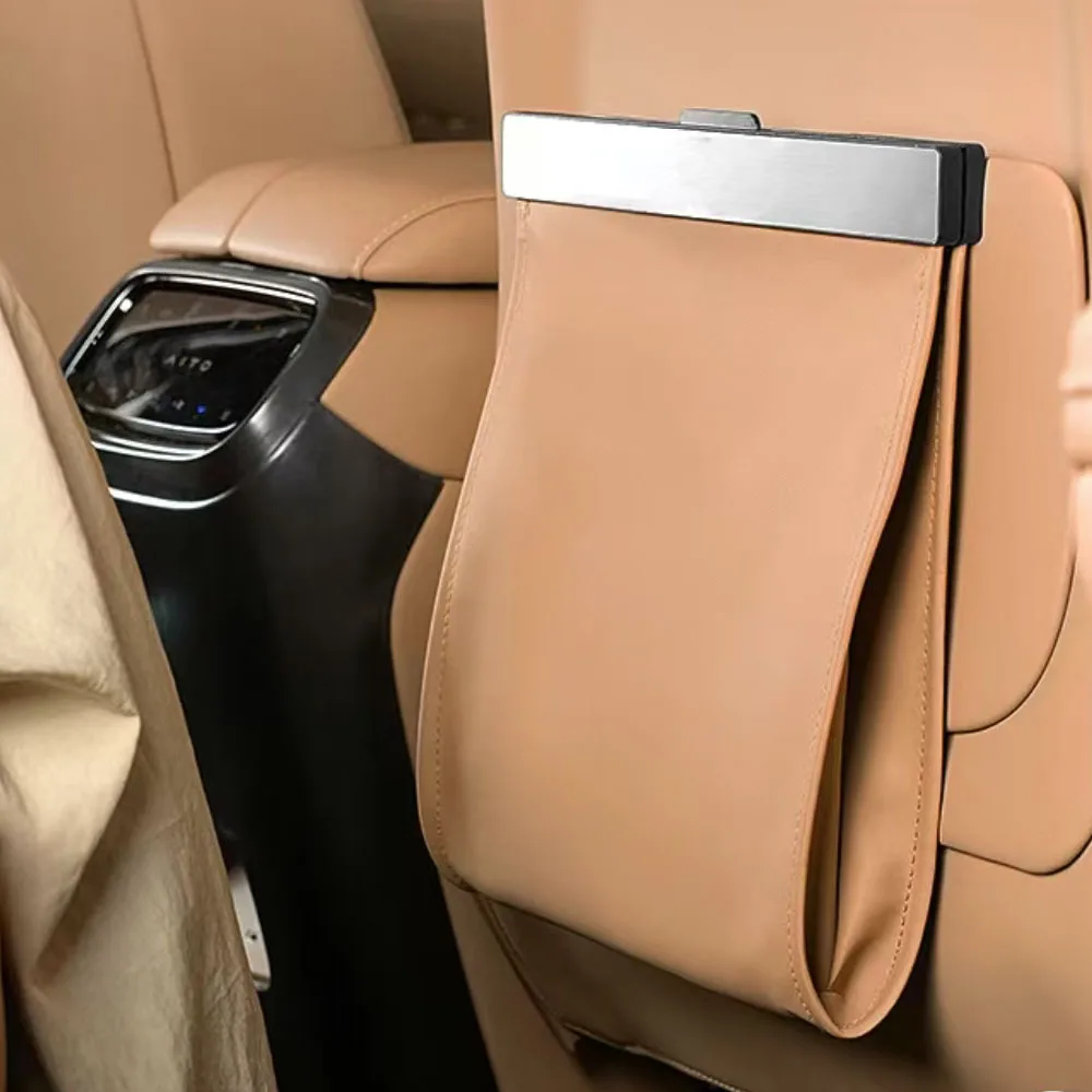 

For AITO WENJIE M7 Car 2024 New Mounted Garbage Bag Bin Rear Seat Dedicated Back Mounted Magnetic Suction Accessories