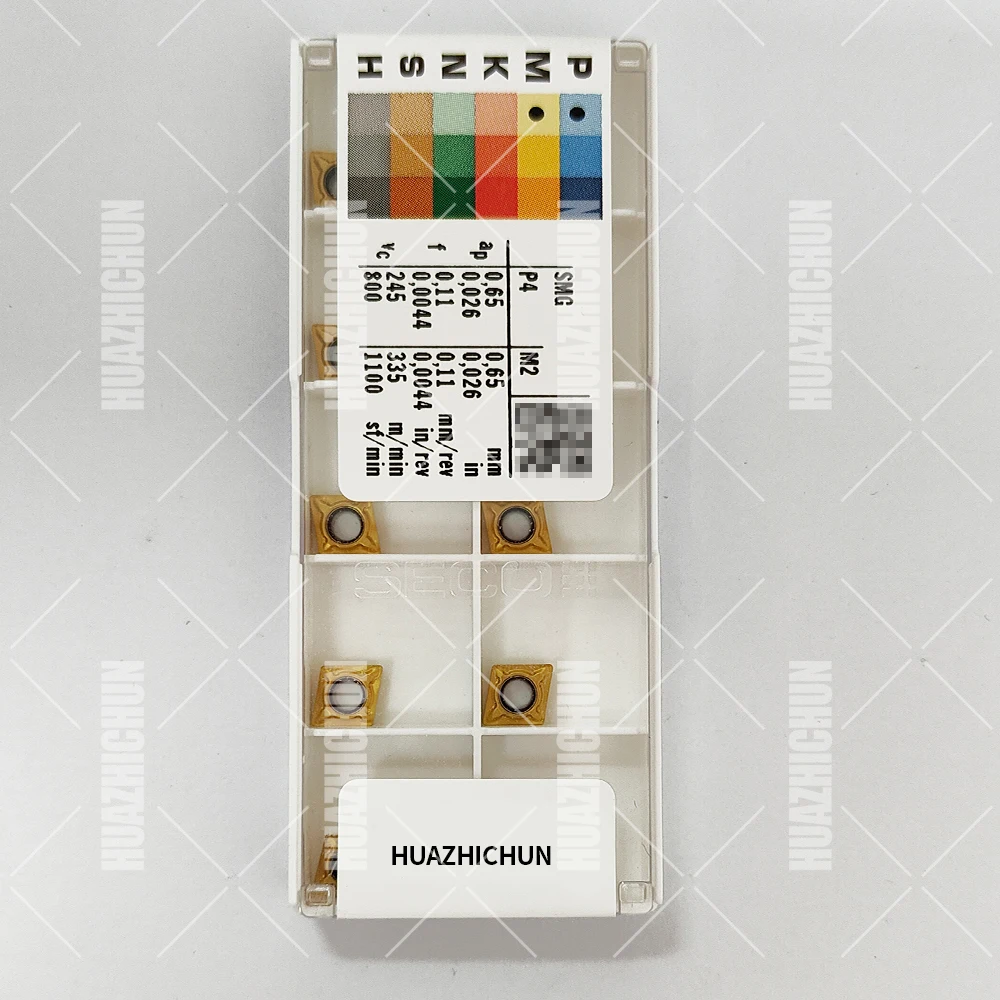 HUAZHICHUN CCMT060204-F1 CP500 Turning Inserts