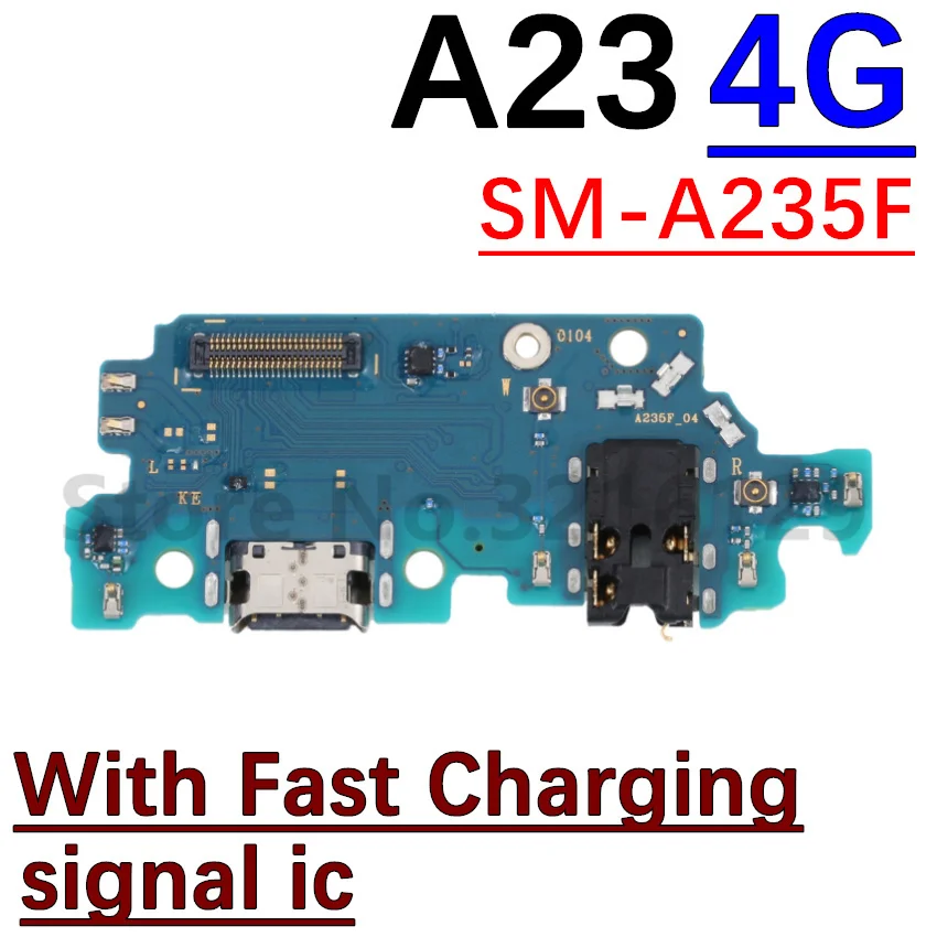 For Samsung Galaxy A13 A23 4G 5G A03 Core A03s A137 A236 A135 A032 USB Charge Charging Port Dock Connector Mic Board Flex Cable