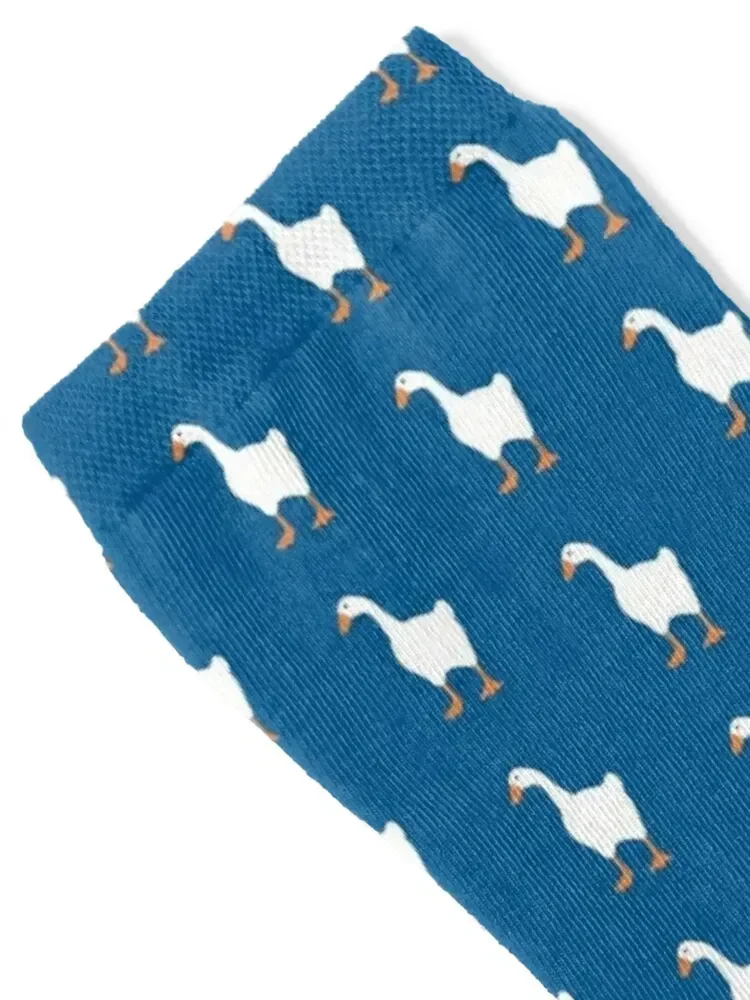 Goose Fever Pattern Socks Novelties retro golf Socks Woman Men's