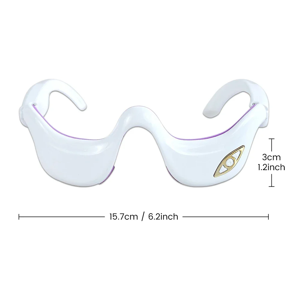 

Compact Eye Massage Device - Alleviates Eye Strain, Removes Bags, Smoothes Wrinkles for Relax