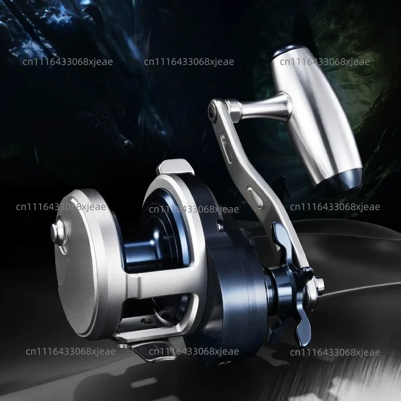 Slow Roller Full Metal Magic Ball High Speed Ratio Boat Seawater Iron Wheel Deep Sea
