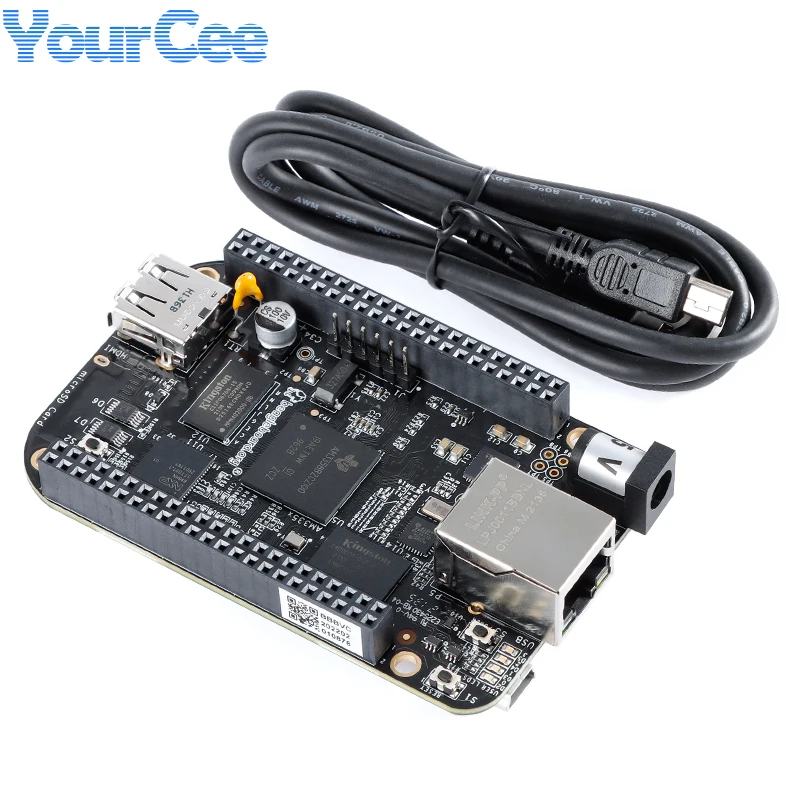 

BeagleBone Black AM335x AM3358 Development Board Module Cortex-A8 BB-Black Rev.C 5V 512MB