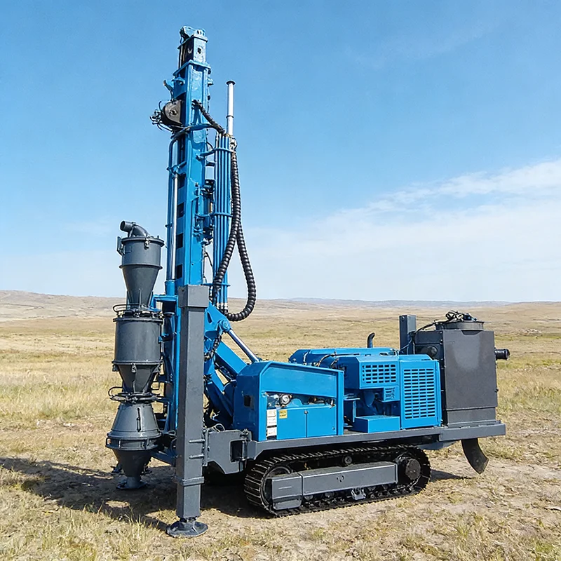 Eco Friendly Reverse Circulation Drill Rig with Closed Loop Dust Collection for Sensitive Sites