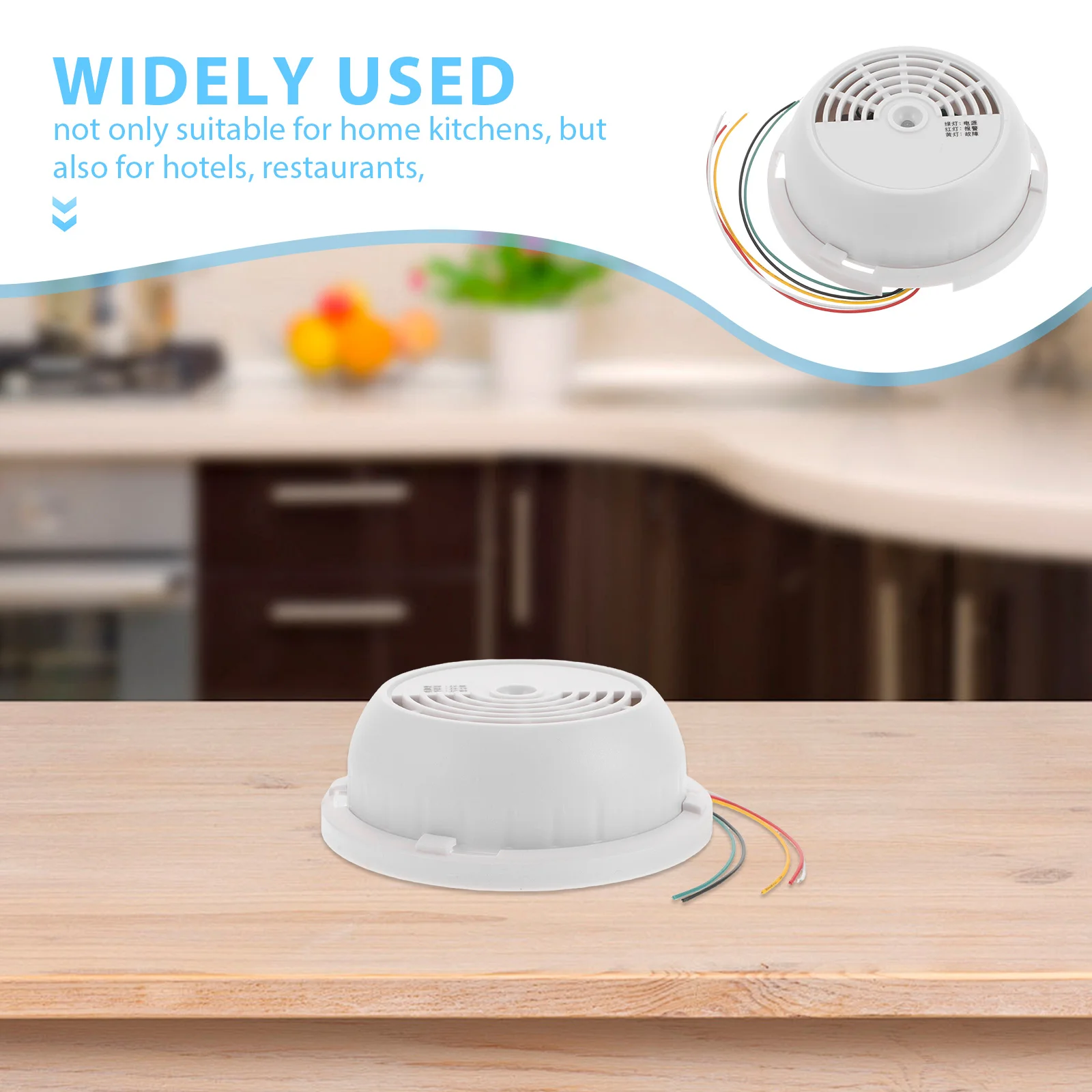 Home Leak Detection Sensor for Kitchen Natural Propane Gas Compact Design Hazard Prevention Alert