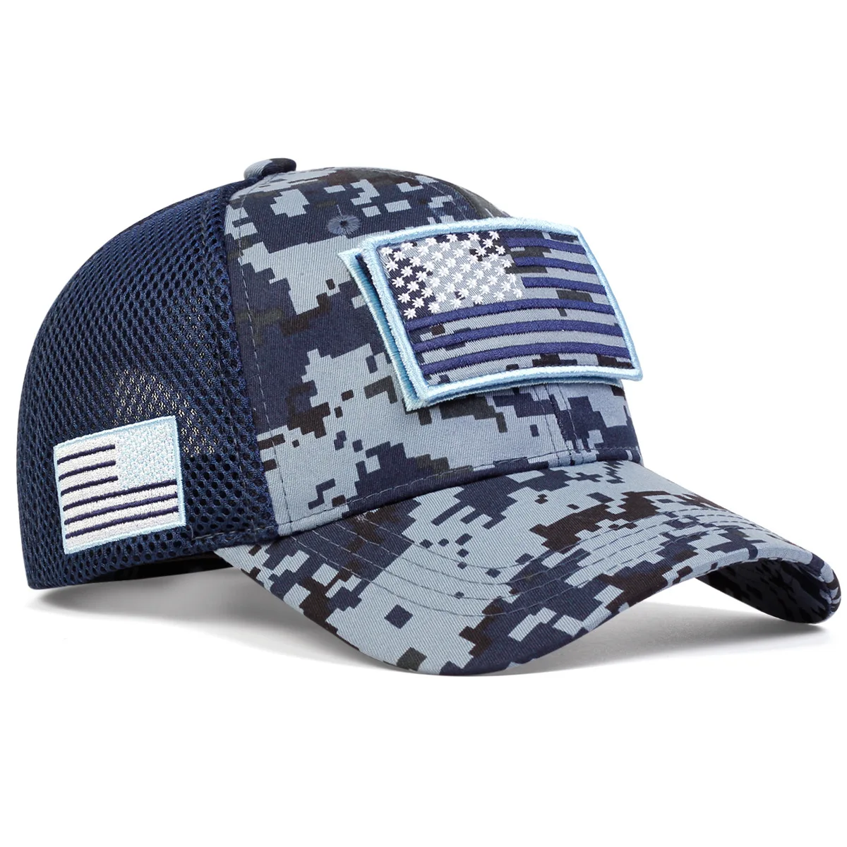 Camouflage Hat Flag Sunscreen Sports Velcro Cap Outdoor Army Fan Baseball Cap Men\'s Tactical Cap