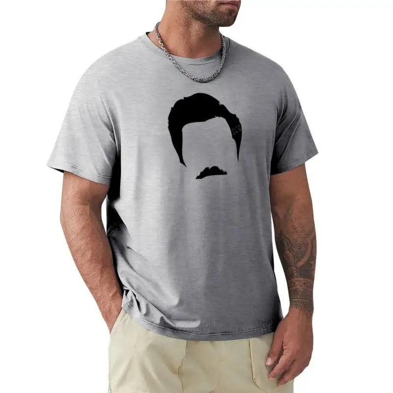 Ron Swanson Silhouette T-Shirt oversized t shirts T-shirt short aesthetic clothes vintage clothes big and tall t shirts for men