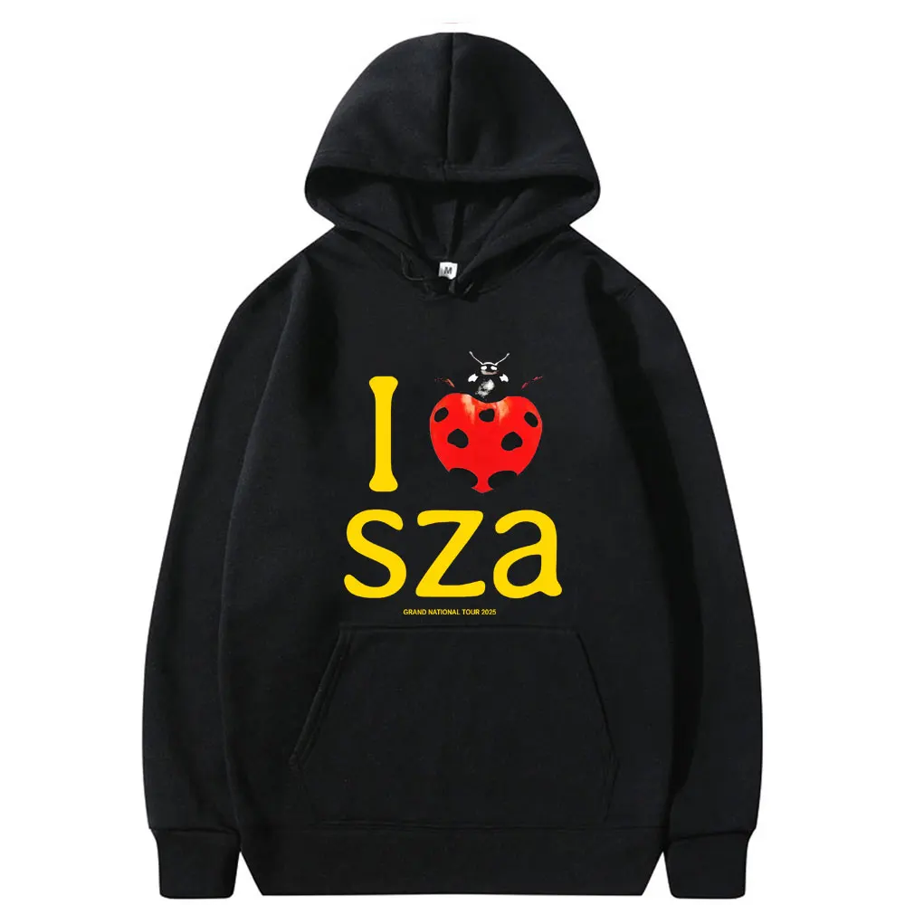 

I Love SZA Grand National Tour 2025 Graphic Hoodie Men Women Hip Hop Oversized Sweatshirt Men's Casual Fleece Vintage Hoodies