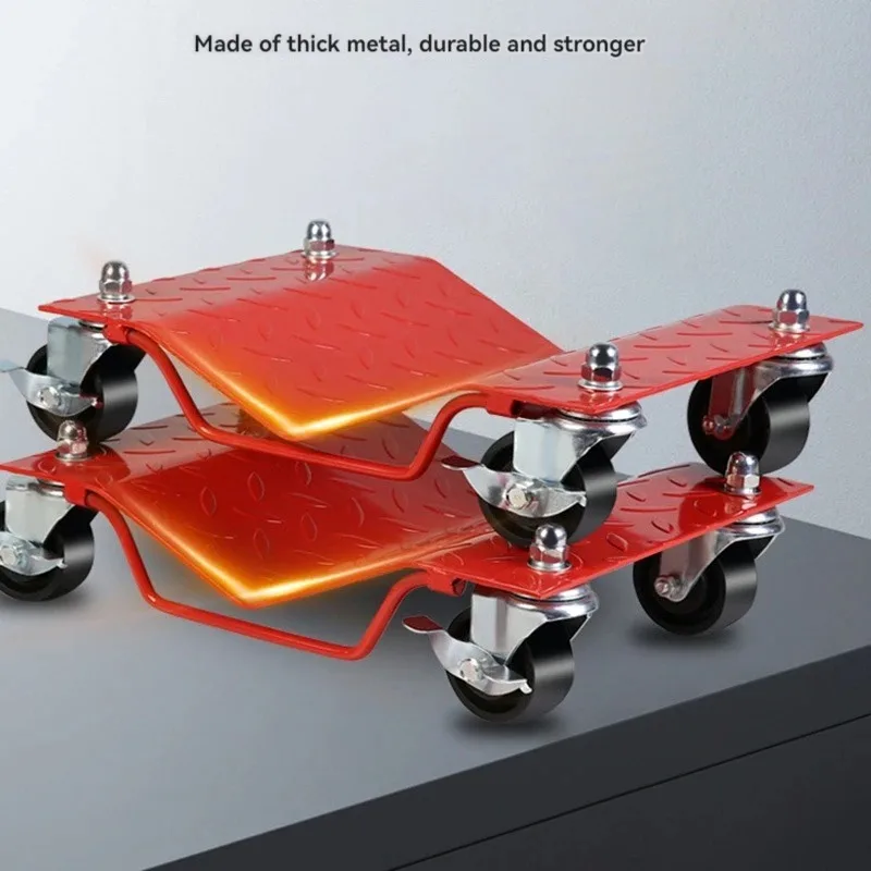 Mobile seat wheeled cart property trailer car mover universal wheel motorcycle car transfer tool car shifter