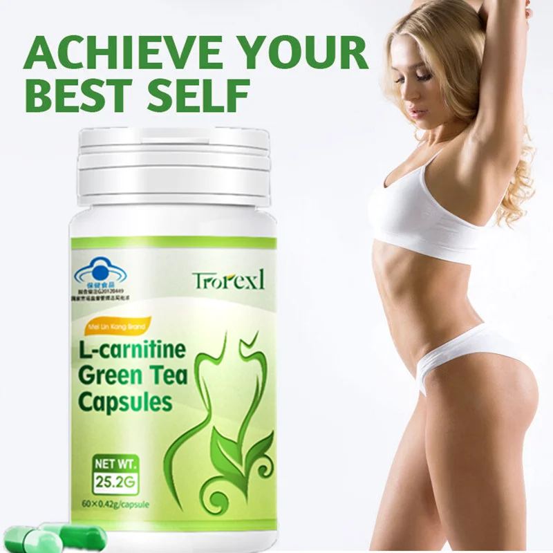 60pcs Weight Lose Product L-carnitine Slimming Diet Pills Reduce Strongest Fat Burning and Cellulite Slimming Keto Beauty Health