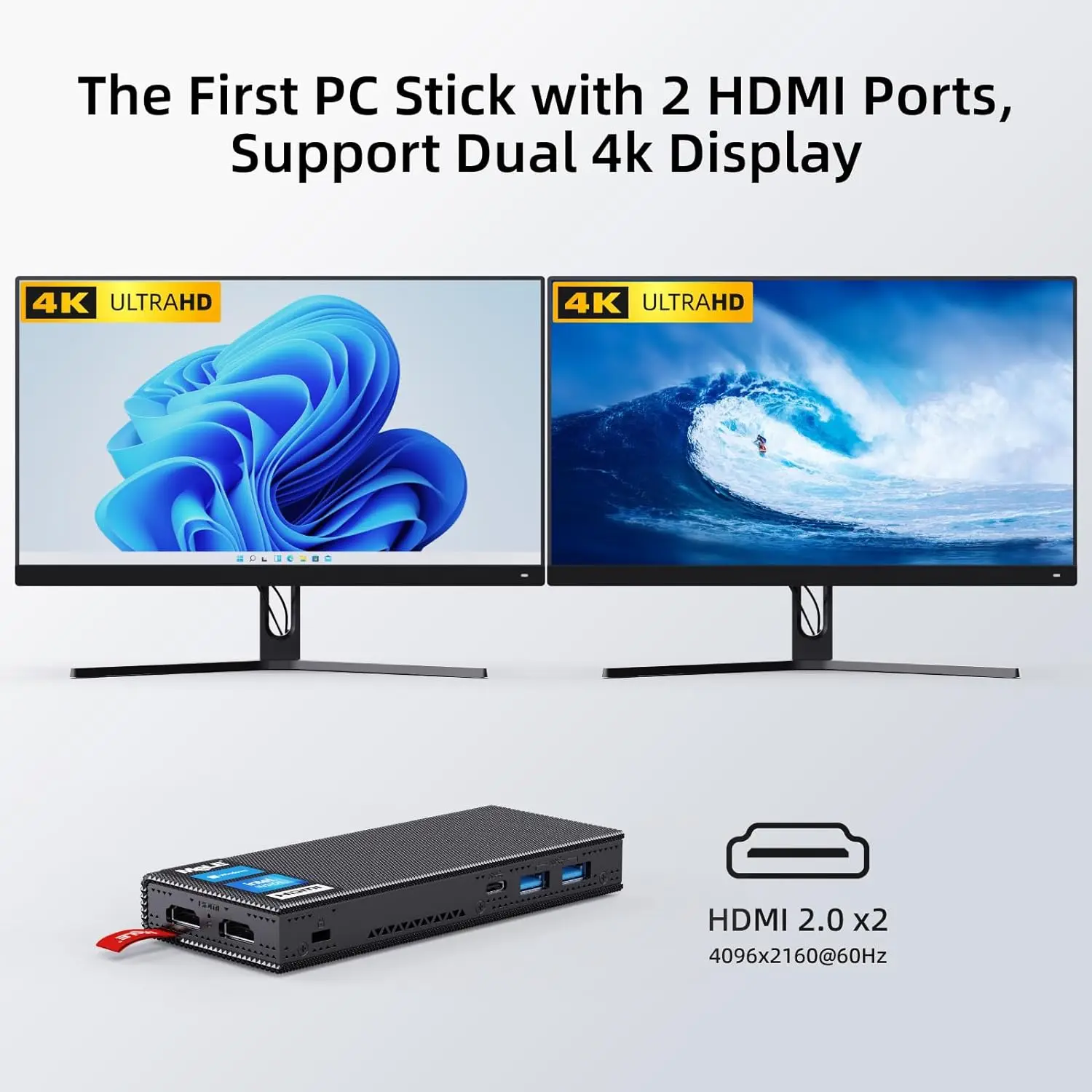 Imagem -06 - Mele Magro Mini pc Vara Windows 11 Intel N100 N5105 8gb 256gb Desktop Fanless Iot Dual Screen Industrial Display Hdmi Pxe Pcg02