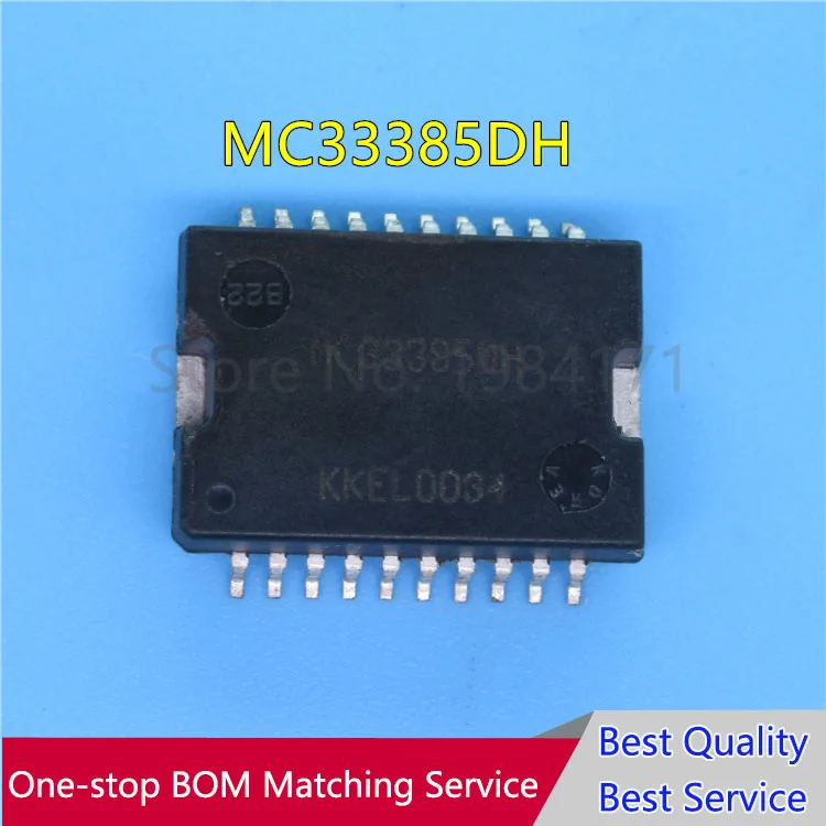 5PCS MC33385DH 3385 MC33385 SWITCH QUAD L-SIDE 20-HSOP  Automotive Quad Low Side Driver IC NEW