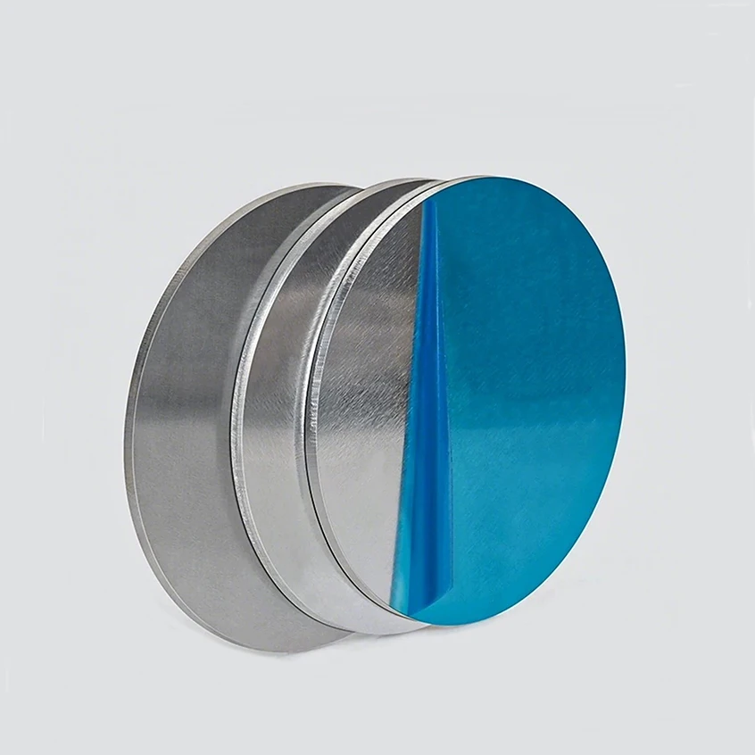 5052 Aluminum Circular Plate Processing Custom Heat Dissipation Gasket Disk Drilling Aluminum Circular Plate Thickness 1-6mm
