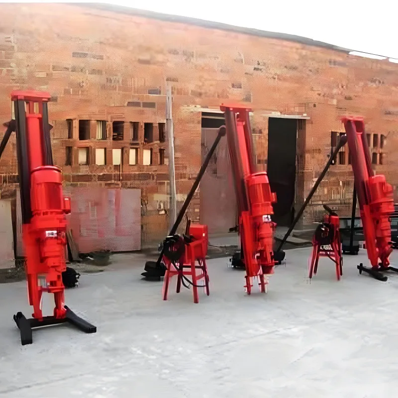 Down-The-Hole Drill Rig Pneumatic Lightweight Hand-Held Drilling Rig Rock Blasting Hole Tunnel Slope Support