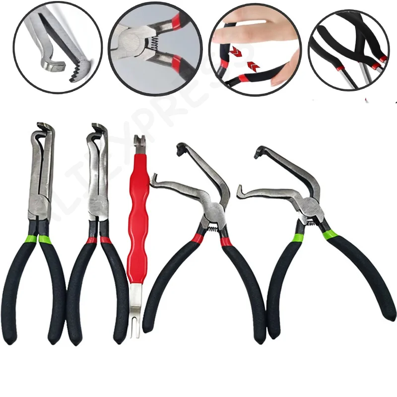 

60 Degree Electrical Disconnect Pliers, 3-Units Set, Ideal for MAF Sensors and Fuel Injectors